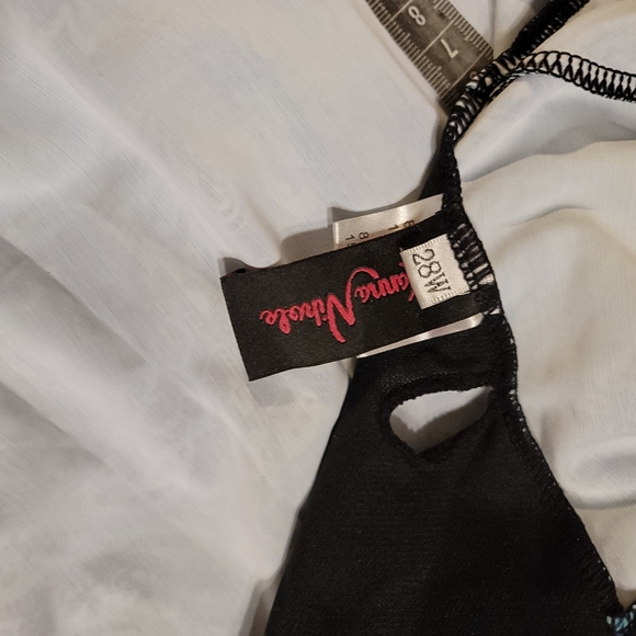 NWT hanna nicole two piece tankini boy short swimdress plus size 28w - Picture 10 of 14